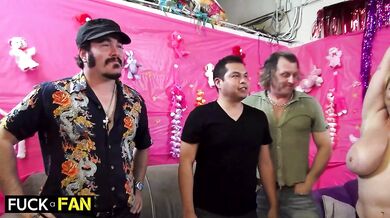 Nikki Sexx Shoves Jack’s Face Hard Into Her Gigantic Tits!