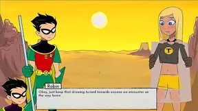 New Sexy Teen Titans Girl Terra Gets Ravaged By Raven In Eroge Anime Action