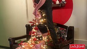 Inanimate Christmas Tree Slut Bound Up