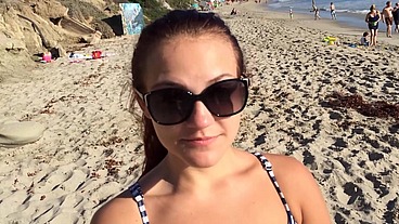 Horny teen 18 year old gets fucked in a porn vid tryout