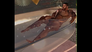 hunk BIG D BROWN is proud of his huge cock