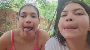 Short tongue, medium tongue, long tongue, wet games