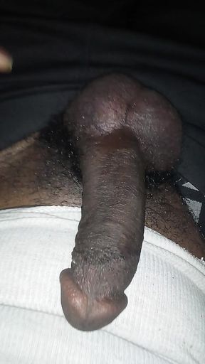 Big BBC Jacking It Phat Big Black Cock