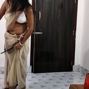 White saree Sexy Real xx Wife Blowjob and fuck ( Official Video By Villagesex91 )