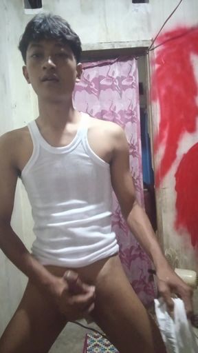 Asia Masturbasi coli Sabil joget   Clip 1