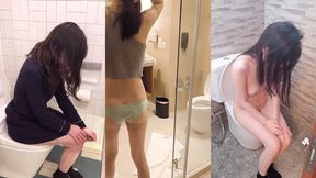 pissing scene(japanese slender girl)