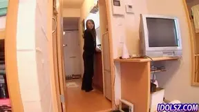 Jessica Kizaki and her lover having a fuck in the library