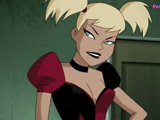 Harley Quinn Rides Bound Up Nightwing ( DC Parody Porn )