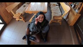 Preview- Blow-job, Fuck and Cum Playing with My Impotent Husband Friends While Wearing a Fur Coat Ep 240