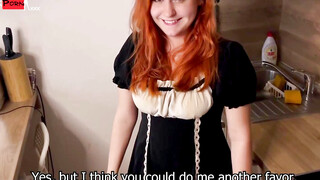 Curvy Secretary Seduces Young Boss in the Office