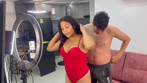 Helping my stepsister with her social media leads to a hot &mdash;  intimate session  H L