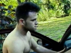 Exotic twink Wellington getting pounded doggy by Andre in