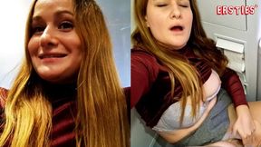 Stewardess Sally Bs: In-Flight Masturbation