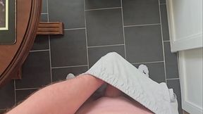 Handsome German champion in grey jogging pants white Puma socks - PhantomGentX