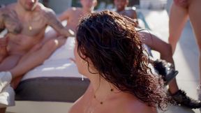 Kylie Jones Interracial Gangbang and Triple Penetration