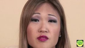 seductive tattooed asian eating pussy and ass to her friend in the jacuzzi