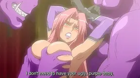 Busty Slave Pleasured by Monsters as Cruel Onlookers Enjoy Her Chains