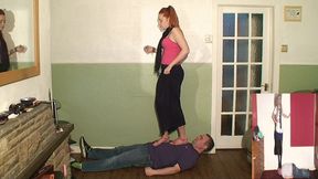 Sophie's Trampling In Pink Flat Sandals