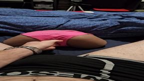 Step daughter seduction with a sexy talk and touch