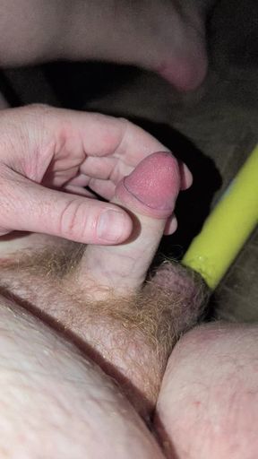 Wiffle ball bat fills me up and stretches my hole