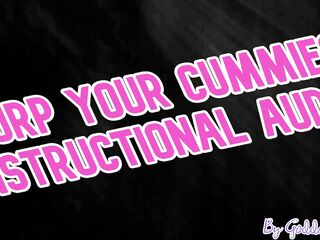 Slurp your cummies Instructional Audio by Dominatrix Lana