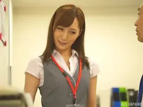 Kaede Fuyutsaki Gets Her Small Tits Fucked Hard In The Office Desk