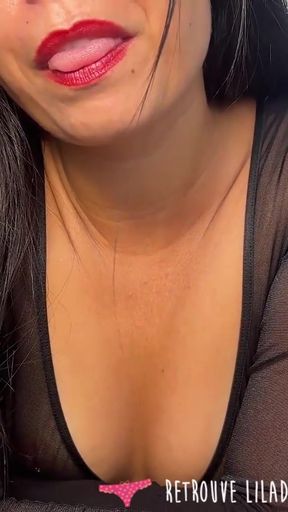 Vends-ta-culotte - Pretty French brunette super sexy and dominatrix offers you a frustrating JOI without cumshot   Clip 1