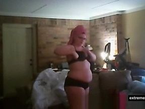 my curvy mom spied after shower