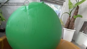 Big Green Balloon Lotion Play