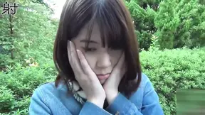 Slutty Asians  Shy masturbation in the car