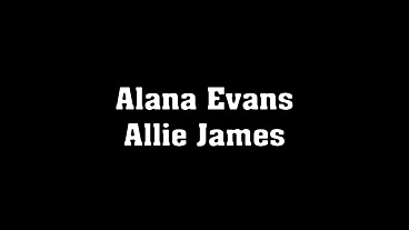 Alana Evans And Allie James Share Blowjob On Evan Stone