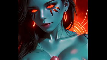 3D HQ AI Medusa POV Big Tits Sex w/ Sound added