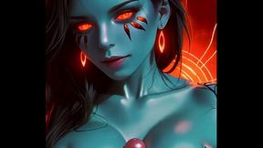 3D HQ AI Medusa POV Big Tits Sex w/ Sound added