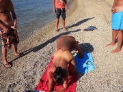 CUM PARTY ON THE BEACH! MY ASSHOLE IS THERE FOR EVERYONE!