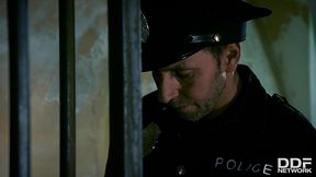 police officer fucks kathia nobili & rossella visconti s assholes hard