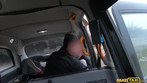 Petite blonde gets her gripping moist slit pounded rigid in a taxi until she creams