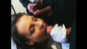 Three huge cocks for the nasty bride Angelica Wild!