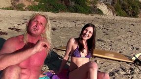 jerry kovak pounds pepper xo wildly on laguna beach