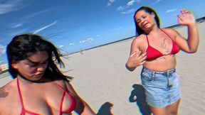 aventuras do casal mattos flagra na praia: nicoly mattos e lukas zaad dominam a novata raquel hot em cenas de sexo selvagem ao ar livre!