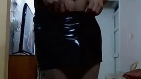 My friend shows me how he moves with his skirt