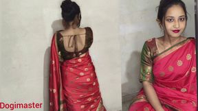 Desi Indian Bhabhi Ko Lal Sari Mein Jabarjat Choda Hai _ Sexy Hot Movie