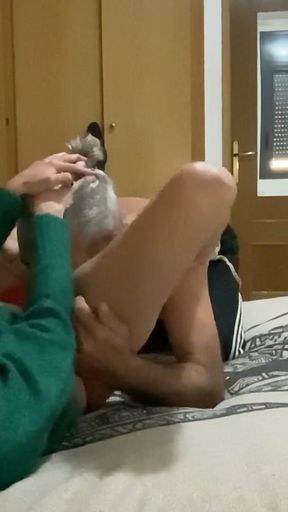 MY WIFE'S LITTLE SISTER IS HORNY IN HER ROOM ASKING FOR MY COCK   Clip 1