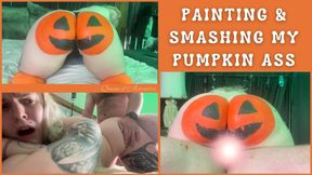 Painting & Smasking My Pumpkin Ass