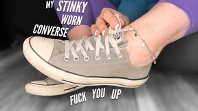 My Stinky Worn Converse Fuck You Up