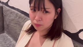 Unexpected Visitor at Spa: Naughty POV Action with Japanese Brunette