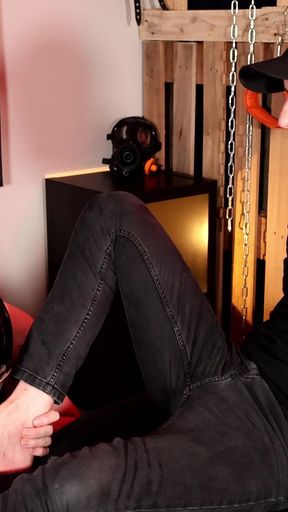 I Tease and Torment My Foot Slave