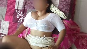 Cheating Desi Bhabhi in Wet White Blouse Tits Bouncing Quick Fuck