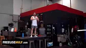 Hot Milf - Fit Busty Hot Milfs Nadia White And Kira Perez Give Full Access To Fitness Instructor