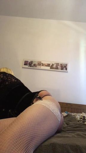 Blonde with My Pink Vibrator