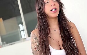 Putalocura - big-ass latina molly smith swallows torbe's cum after interview